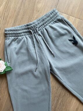 Playboy Light Sage Fleece Joggers